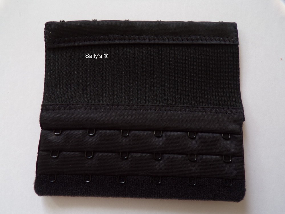 6 HOOKS 3 POSITIONS Sally’s ® ELASTICATED BRA EXTENDER