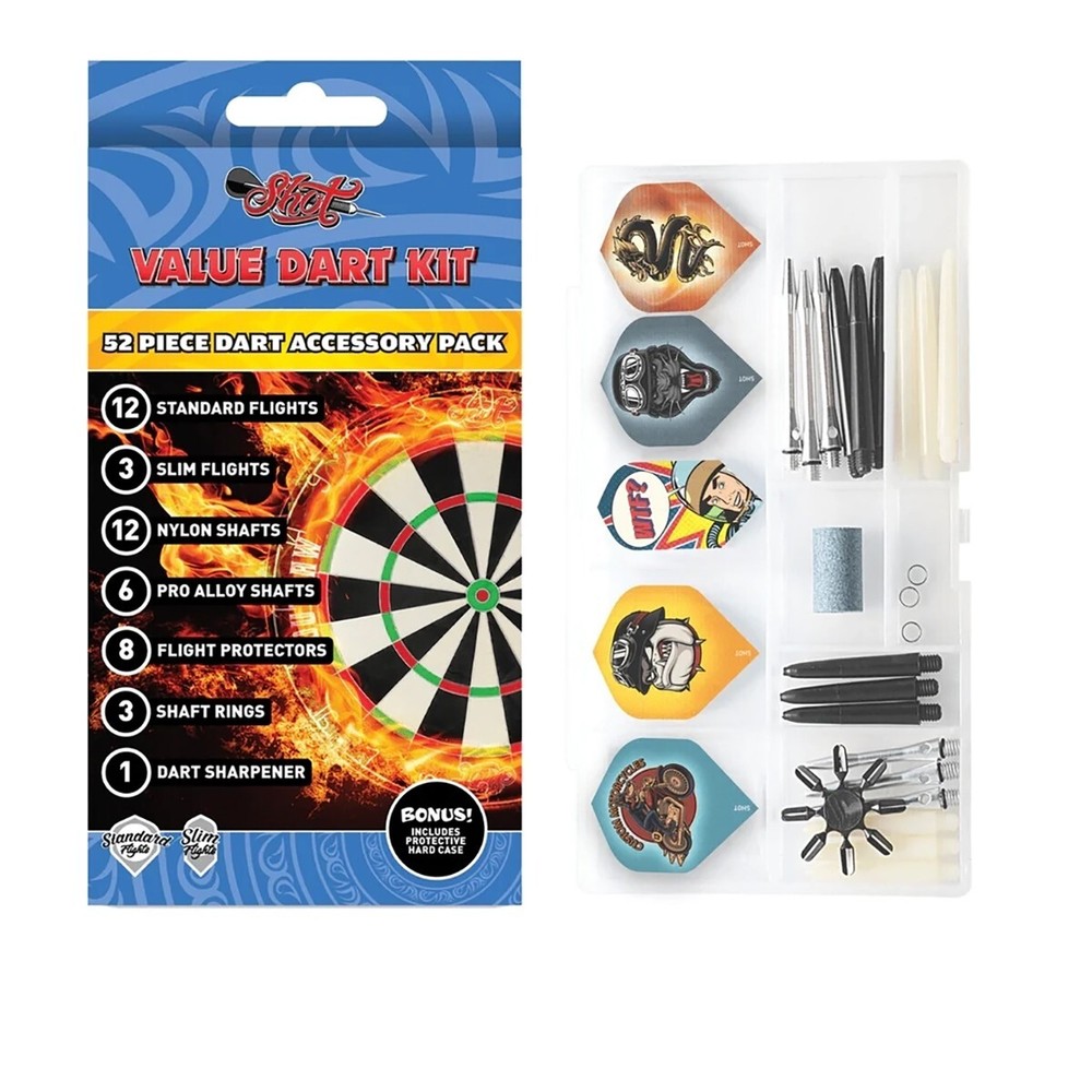 SHOT VALUE DART KIT-HIGH QUALITY DARTS ACCESSORY PACK