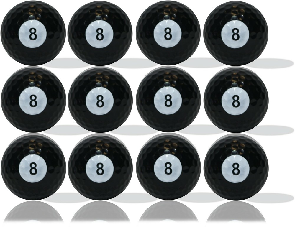 Eight Ball Golf Balls 12 Pack - Great Gift Idea