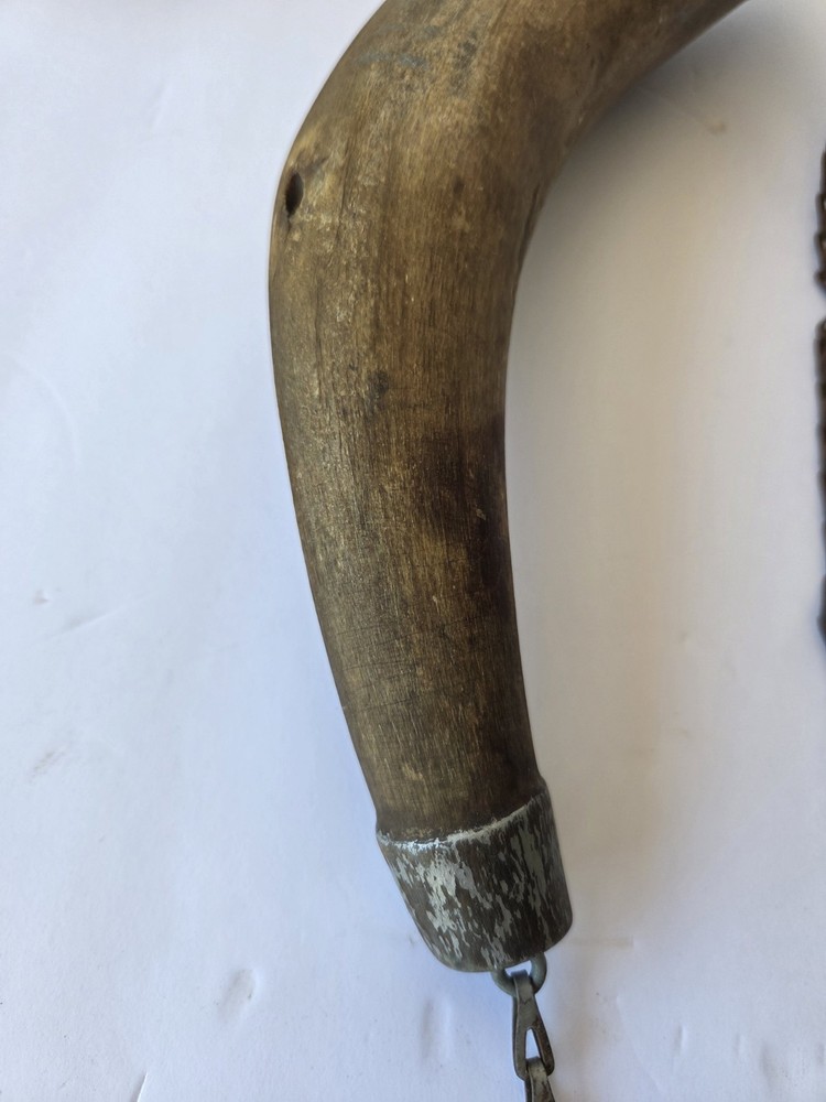 2-Antique Powder Horn