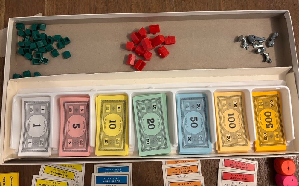 Monopoly 1985 Vintage Game No. 0009