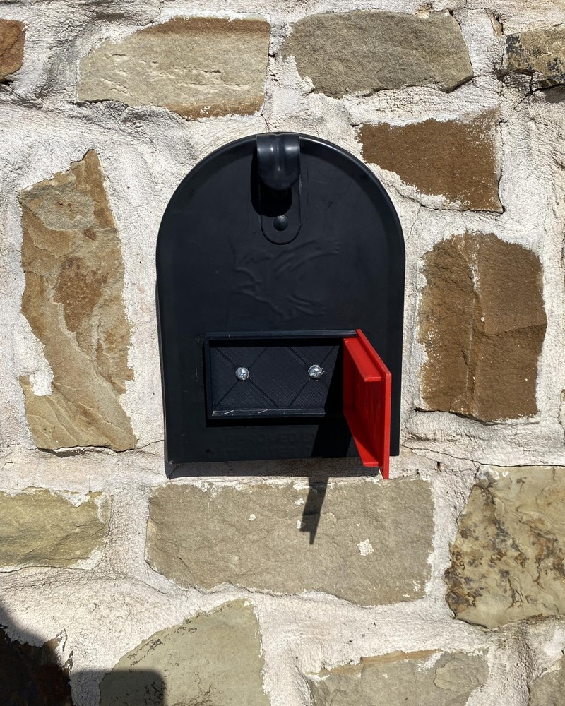 US MAIL Mailbox Flag Kit – Large Red Replacement Flag for Brick & Stone Mailb...