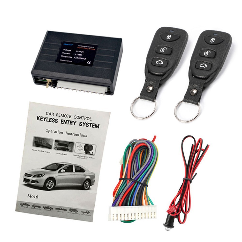 Universal Car Alarm Central Locking Keyless Entry with Remote Control