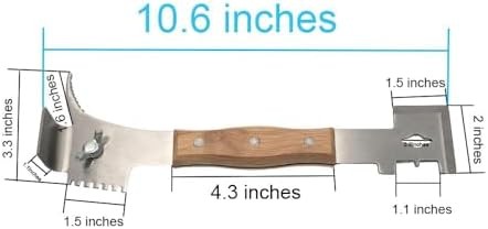 Multipurpose Steel Beekeeping Tool