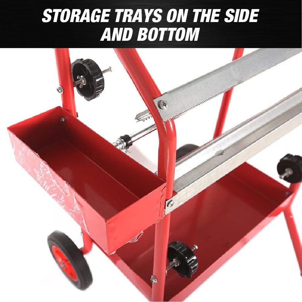 Mobile 18" Multi-Roll Masking Paper Machine with Storage Trays