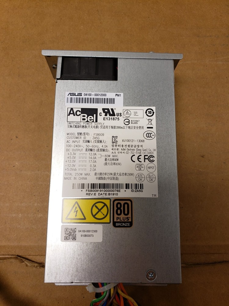 ASUS AcBel FSB009 250W AC Server Power Supply