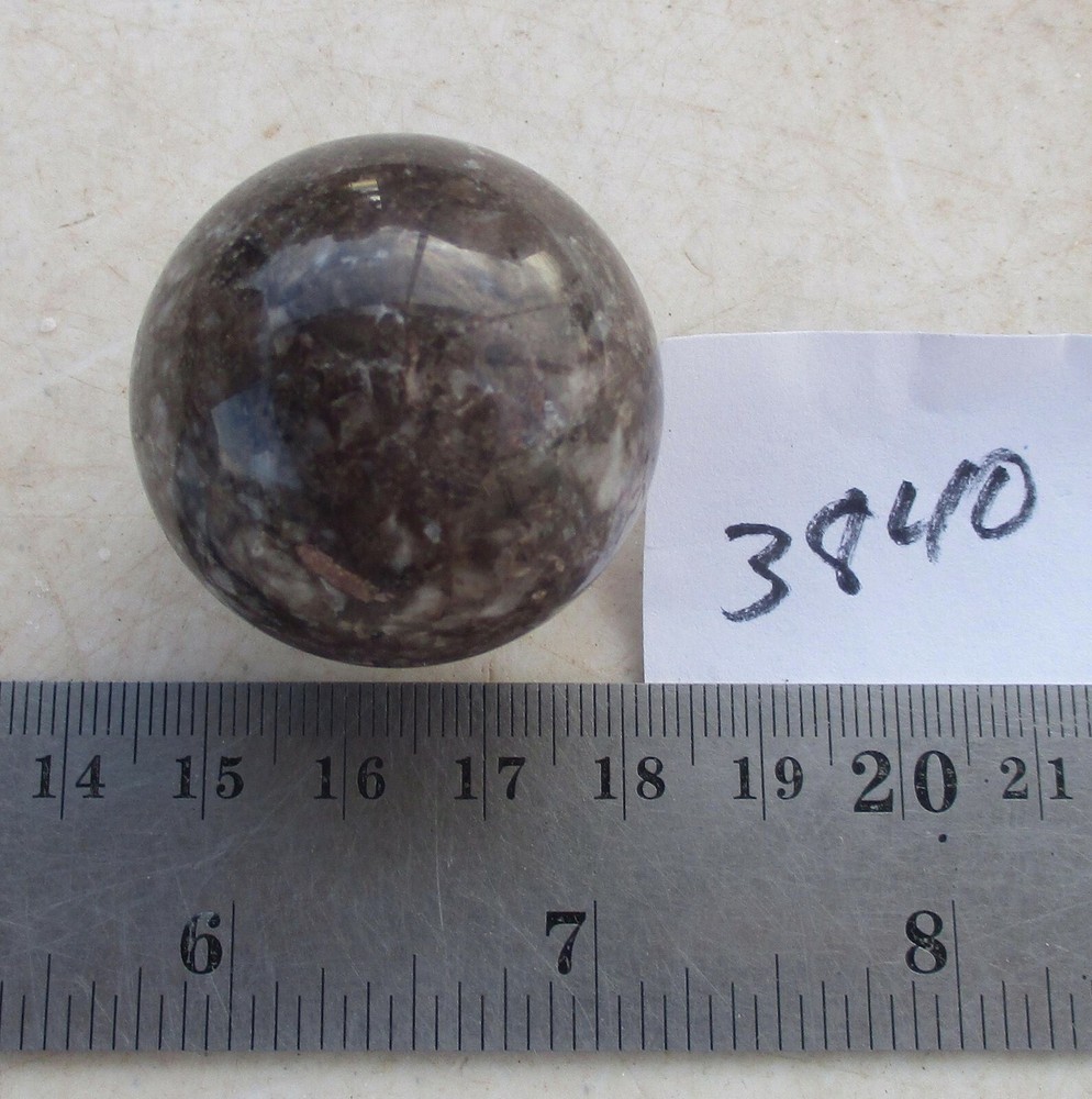 Fluorescent Calcite Sphere from AZ 33mm 3840