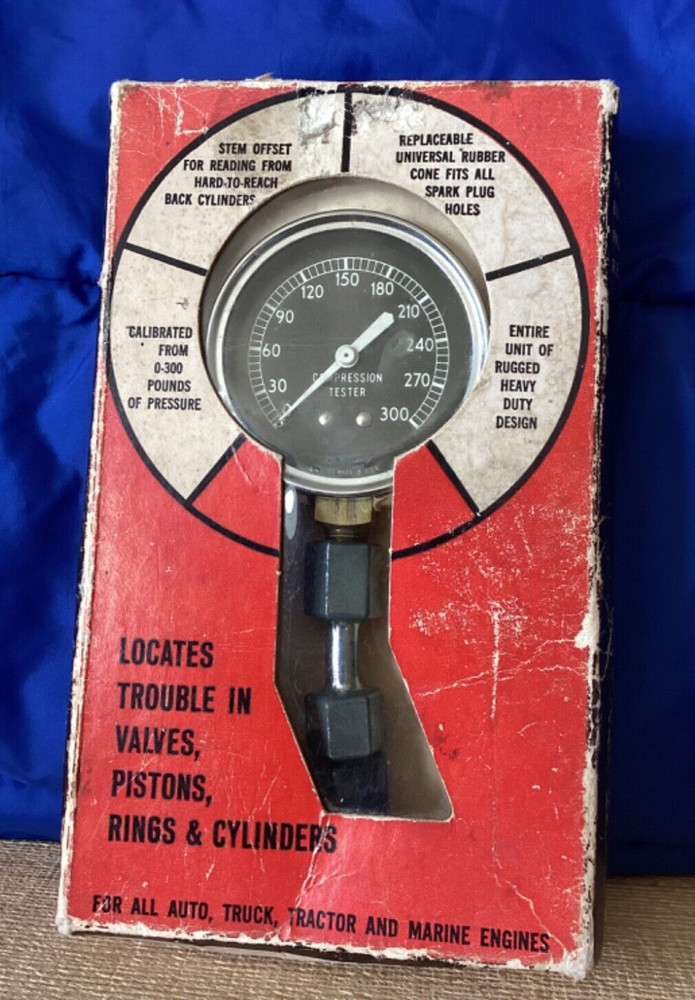VTG Compression Tester in Original Box - Pre-owned