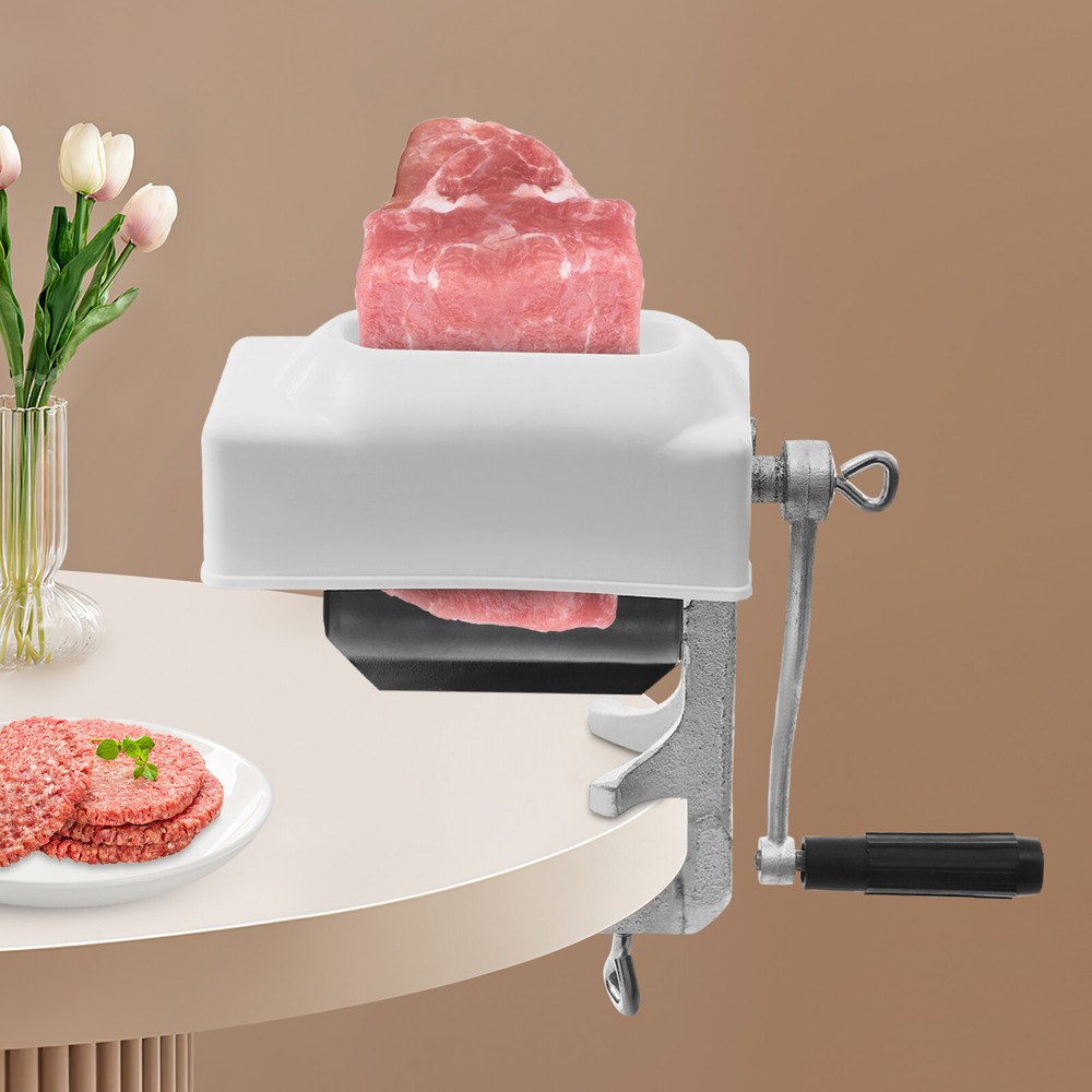 Meat Tenderizer Hand Crank Flatten butchers Tool Cuber Steak Machine KitchenTool