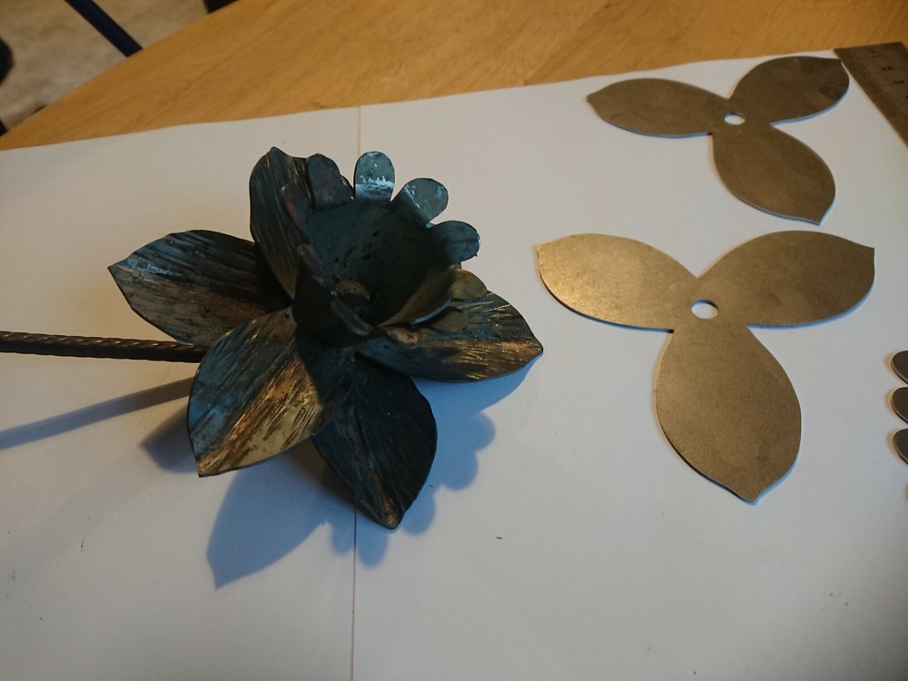 Blacksmith daffodil blank type 1 ready to forge cut out blacksmithing 