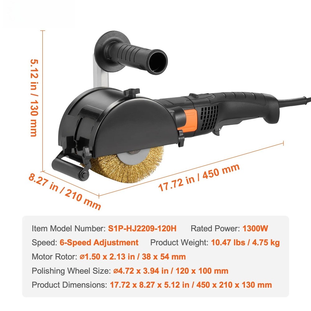 Burnishing Polishing Machine Variable Speed Surface Conditioning Electric Metal