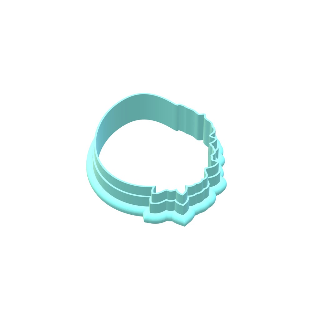 Floral Easter Egg Cookie Cutter