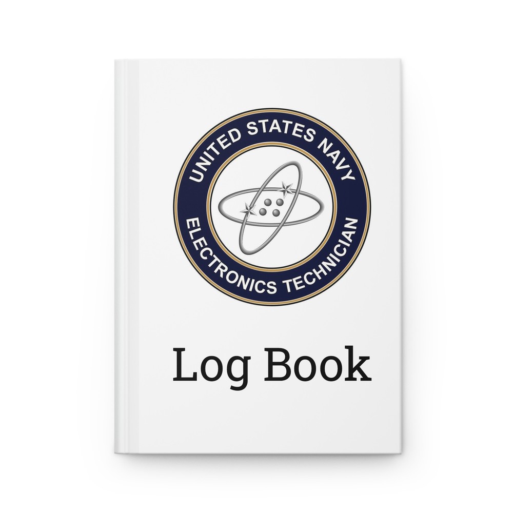 US Navy Electronics Technician Rating Log Book EM Emblem Journal