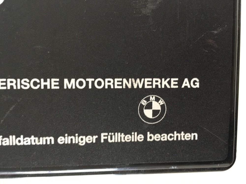 BMW E34 E31 first aid kit box 52201859303 empty