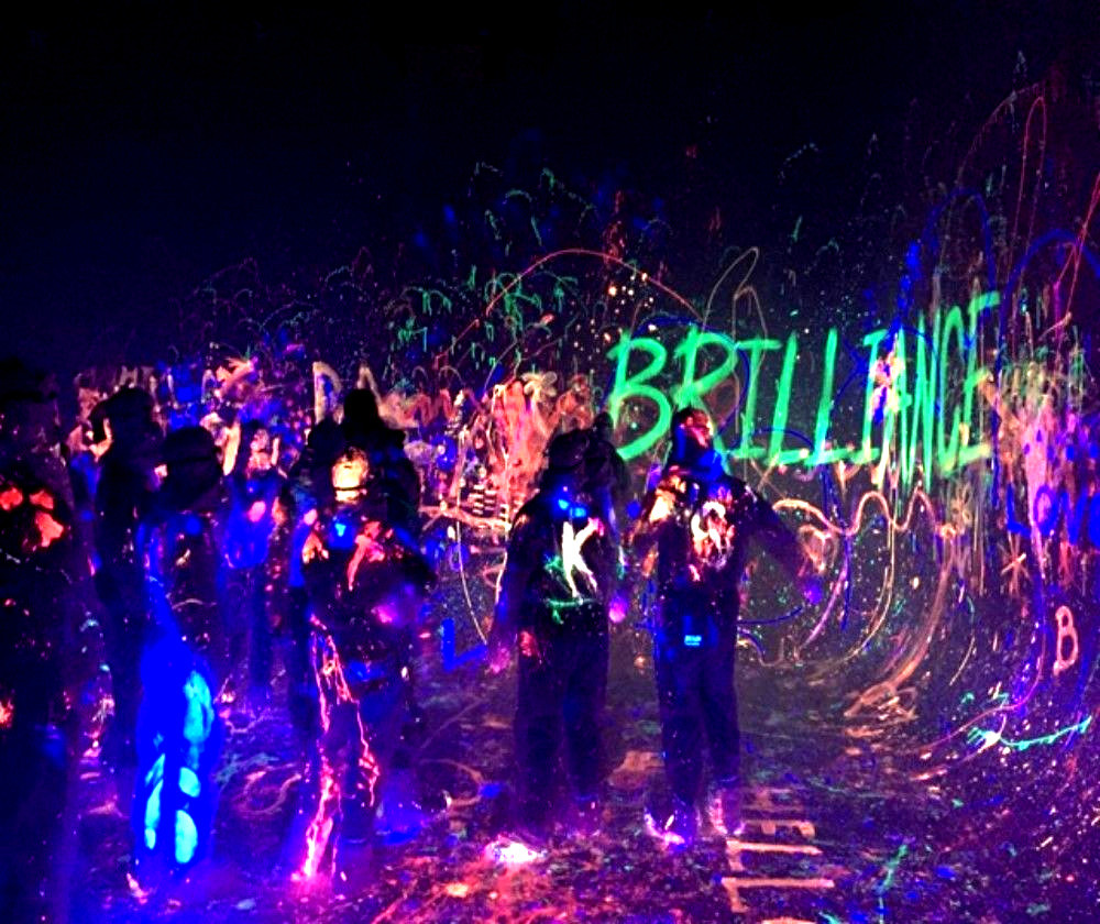 NEON INVISIBLE BLACK LIGHT UV  PAINTS RAVE DRAMA  SECURITY