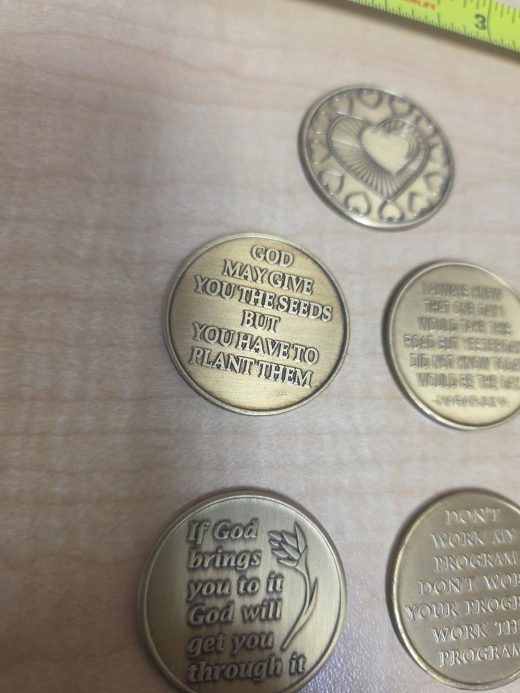 5 Sobriety Coins