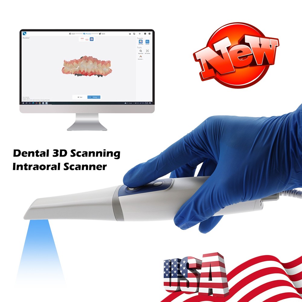 escáner intraoral dental 3D con software