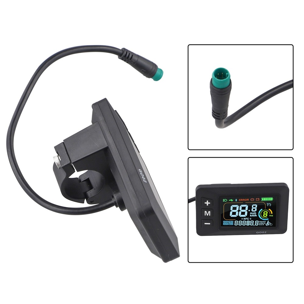 LCD Display for E Bikes Waterproof with Compatibility for Multiple Voltages