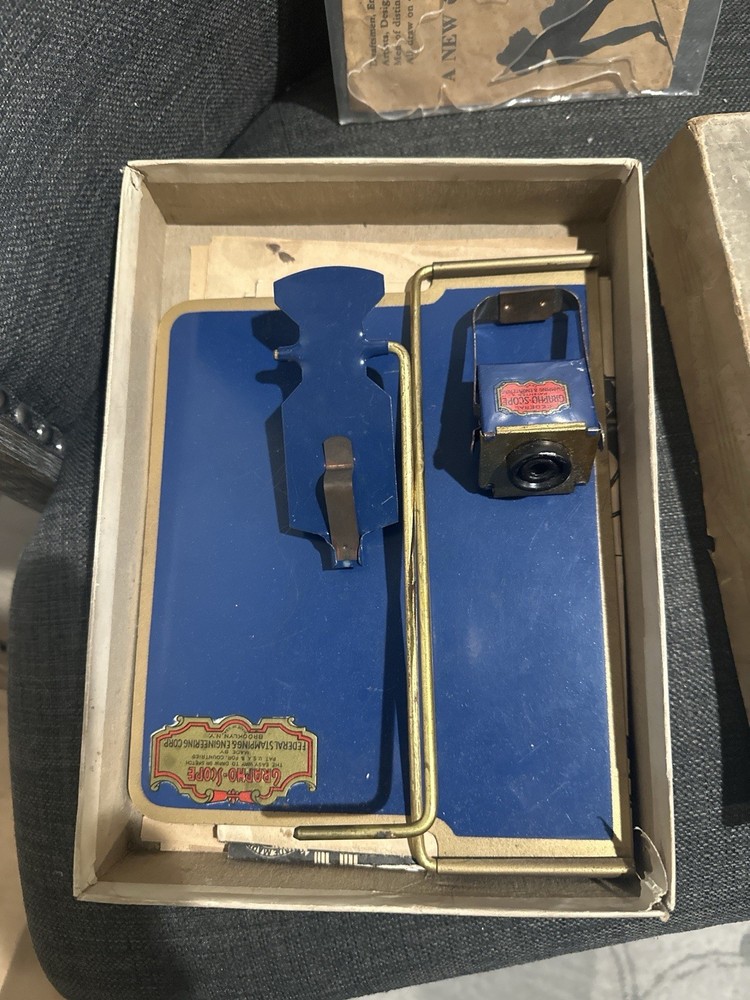 Antique Grapho-Scope Sketch And Draw Set ORIGINAL