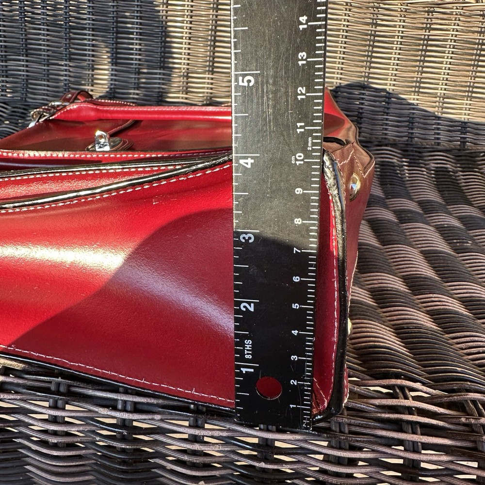 Mcklein Winnetka Laptop Bag Work Bag Briefcase Red Classic