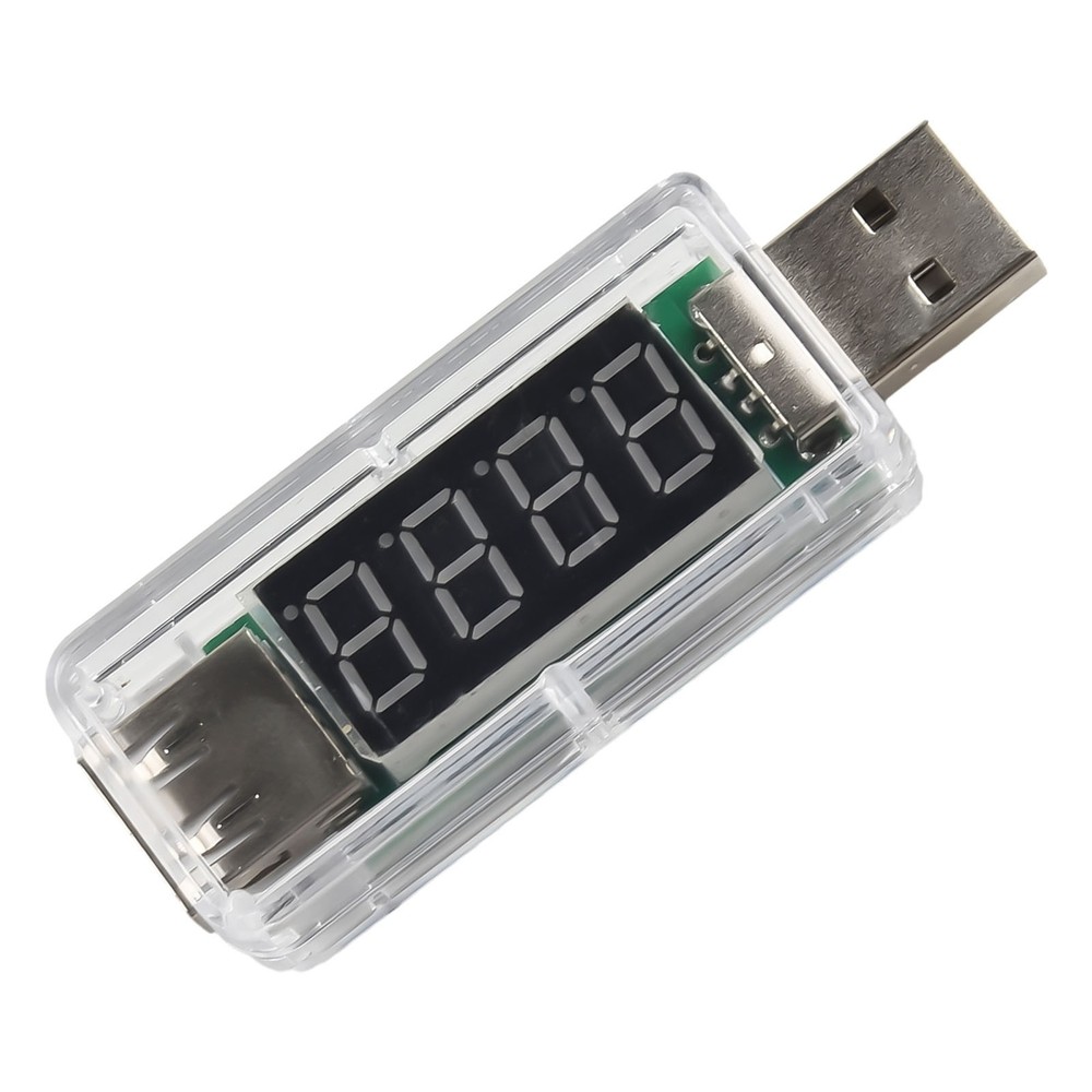 Portable USB Power Tester with Sequential Display of Voltage and Current