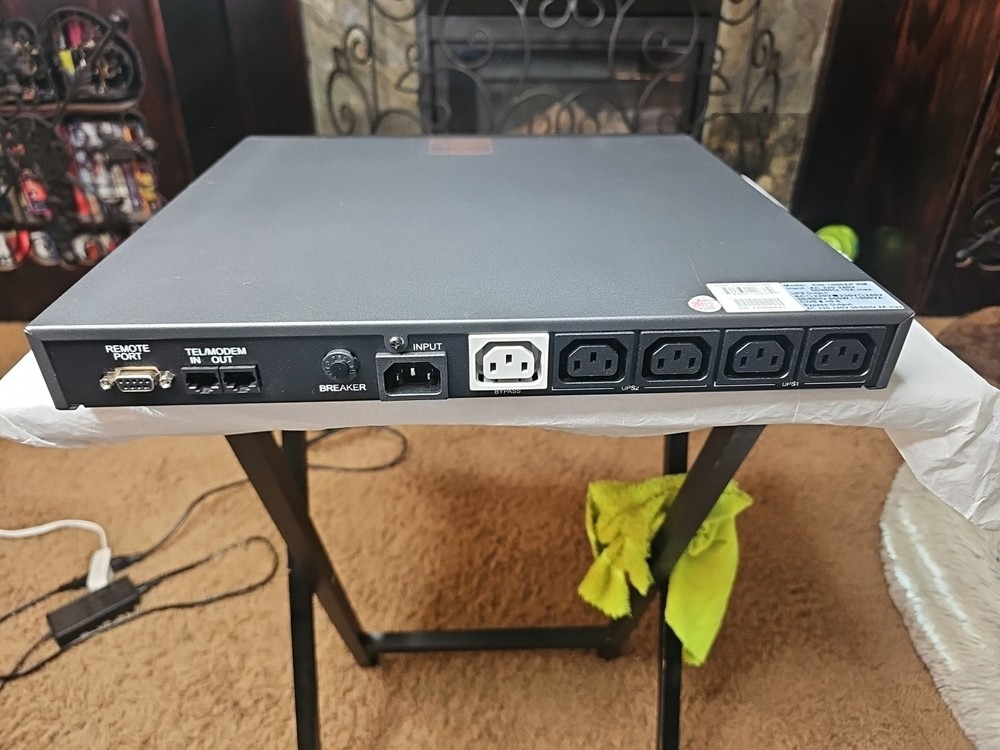 PCM Powercom Rack Mountable UPS Model KIN-1000AP RM (Used, tested Working)