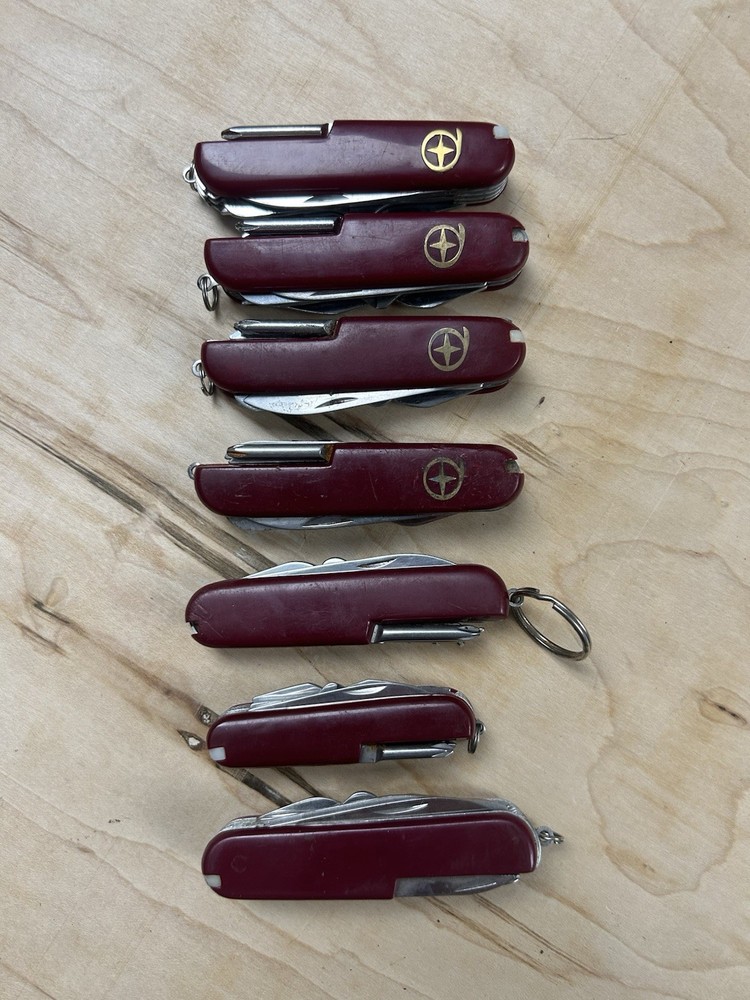 Vintage Red Multitool Lot of 7