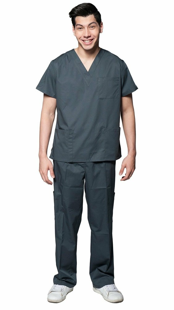 Men's Slim Cut 7 Pocket Basic Uniform Scrubs