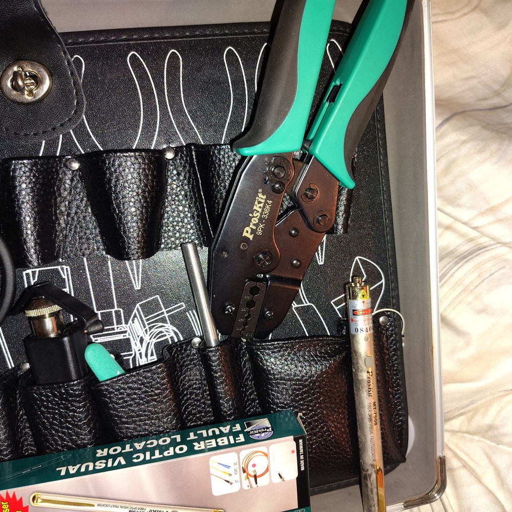 Eclipse Tools Pro'sKit Electronics Tool Kit with rigid case and variety of tools