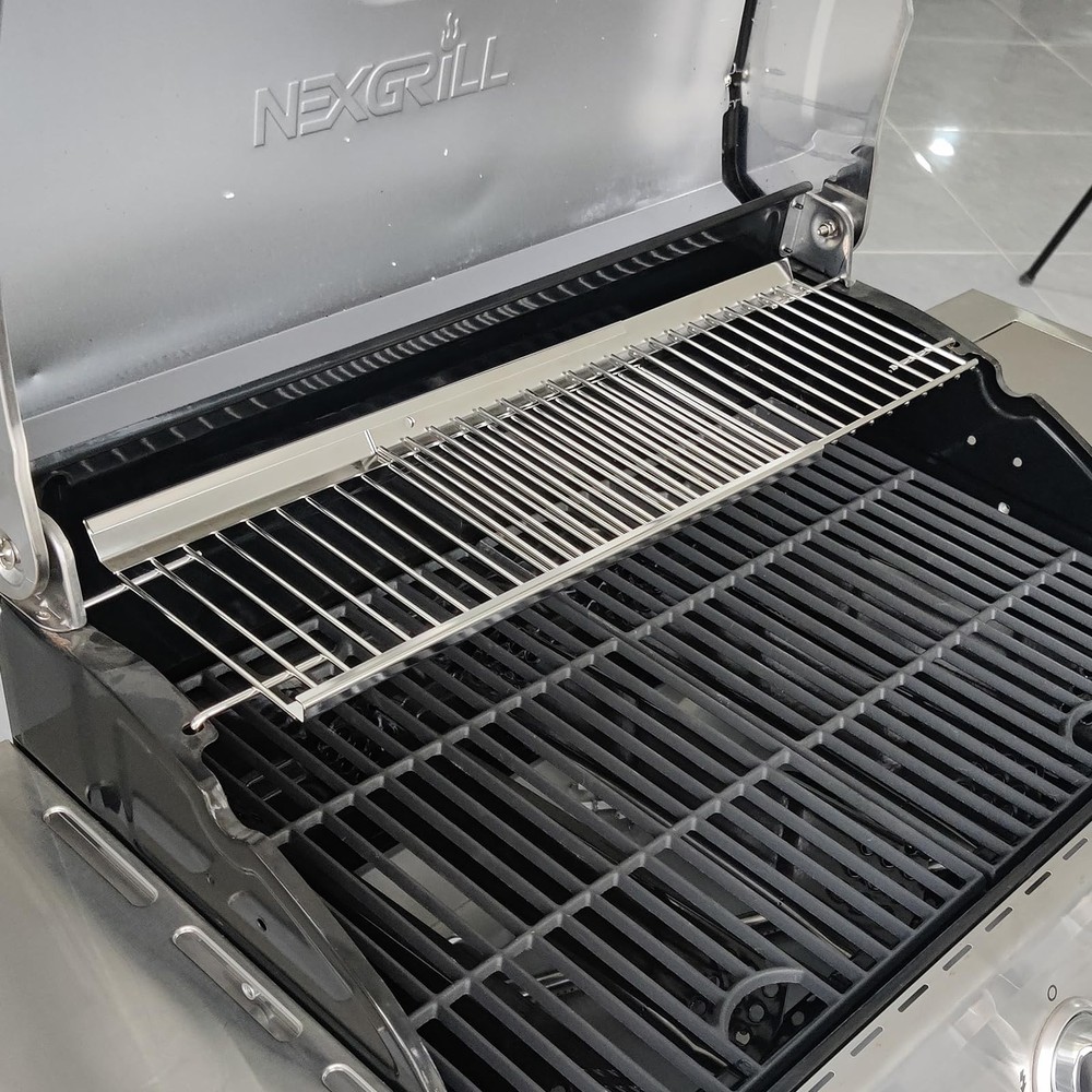 Universal Grill Warming Rack 20.6''- 32.08'', Adjustable Warming Rack for Nex...