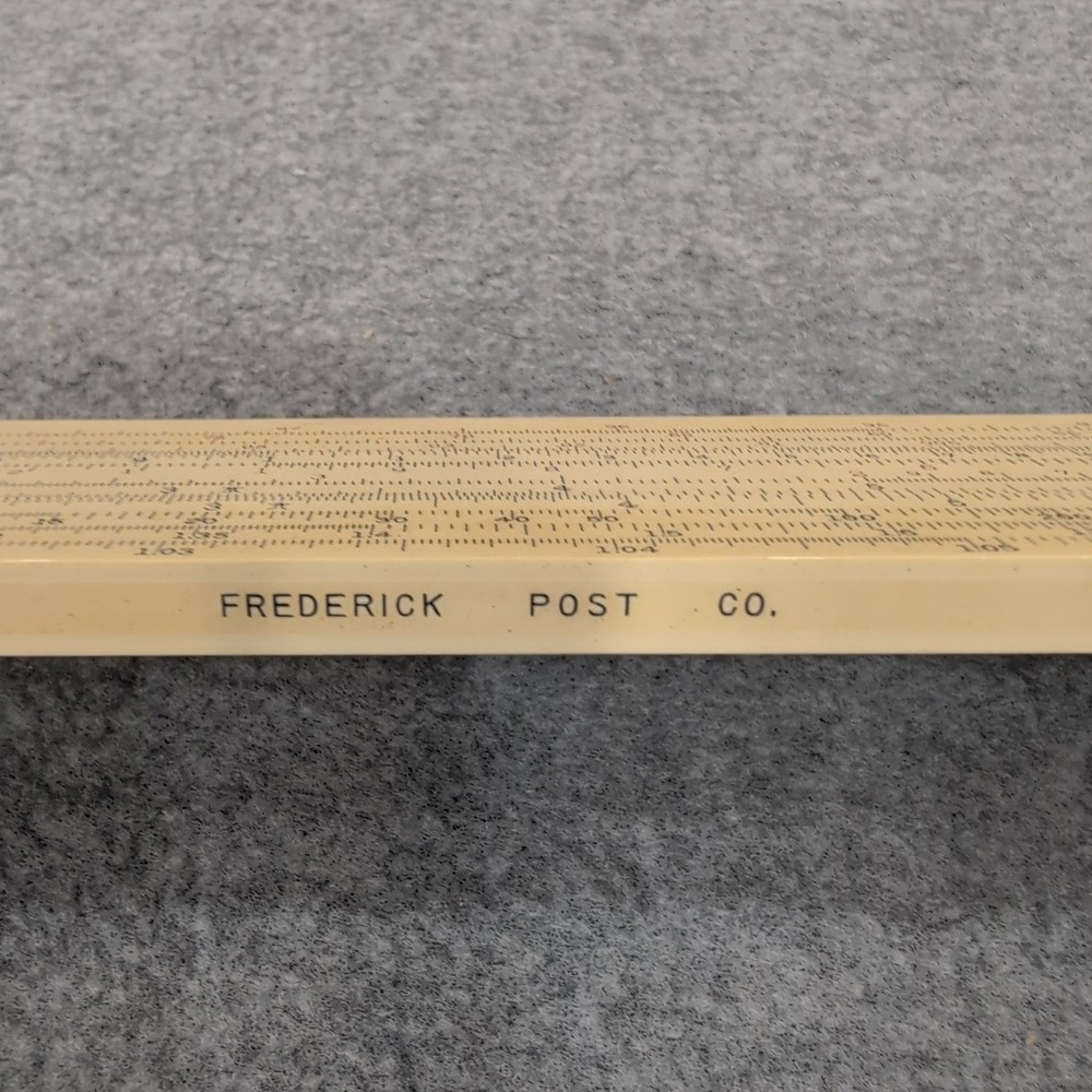 Frederick Post Co Versalog Slide Rule Cat No 1460 Vintage Engineering Math Tool
