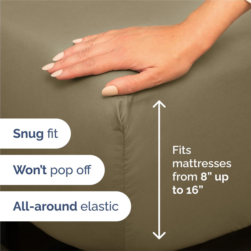 King Size 4 Piece Sheet Set - Comfy Breathable Cooling Bed Sheets Set - Hote...