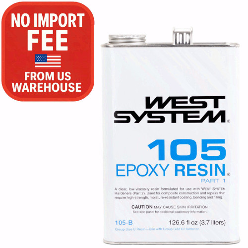 WEST SYSTEM® 105-B Epoxy Resin, 1 Gallon