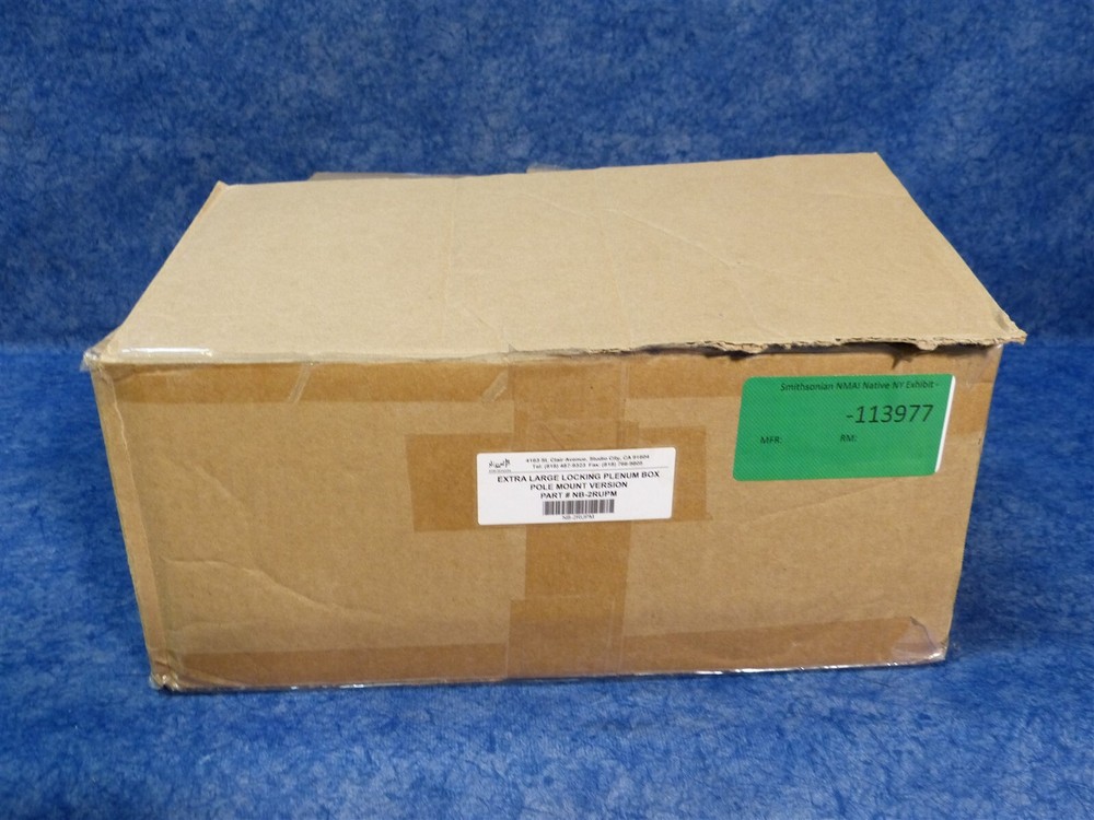 Nigel B Designs NB-2RUPM Extra Large Locking Plenum Box, Pole Mount (K26)