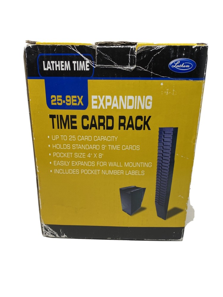 Lathem Time Expandable Time Card Rack
