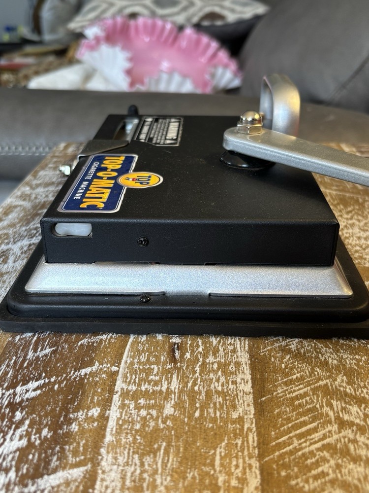 Top-O-Matic Cigarette Rolling Machine W/ Zig-Zag-Cigarette filter Tubes Works