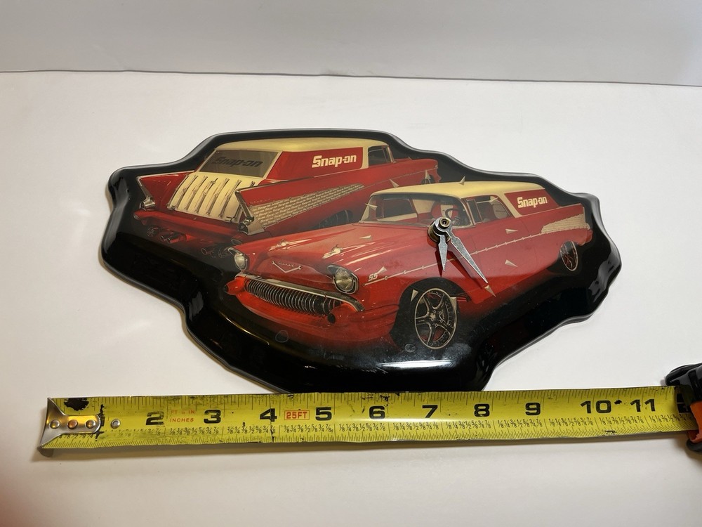 Snap on Tools Double GLO-MAD Classic Car Nomad Wall Clock