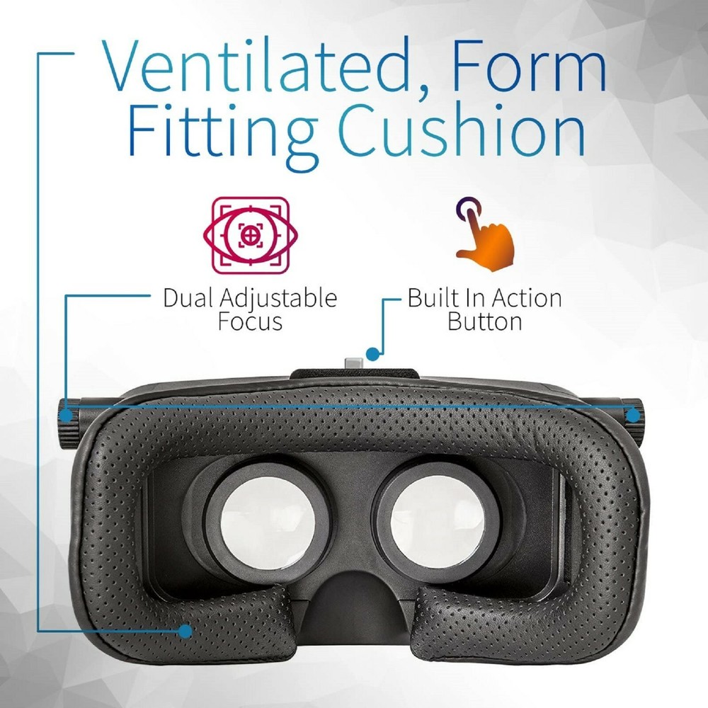 Lentes De Realidad Virtual Para Celular 3D VR Compatible Con Iphone Y Android