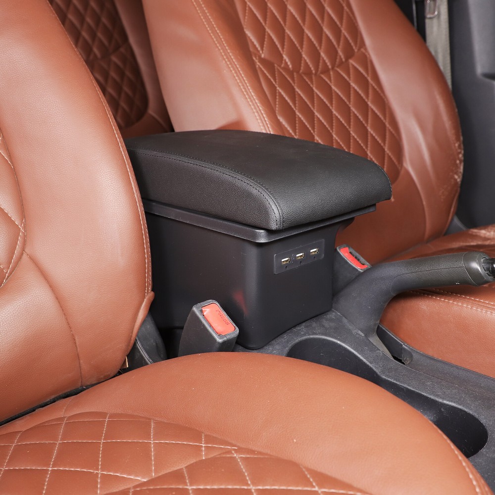 Center Console Armrest Storage Compartment USB Box For Kia Soul 2009-2013