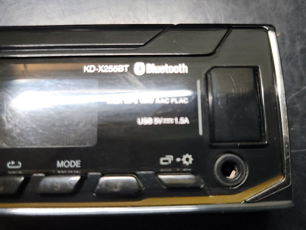JVC KD-X255BT FACEPLATE ONLY TESTED