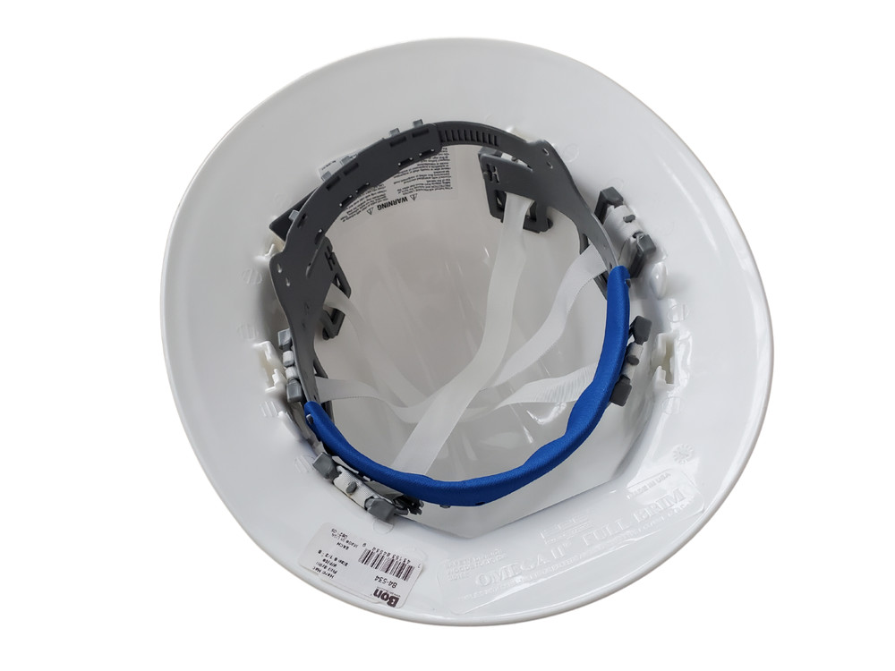 Bon Tools - Hard Hat Full Brim - White