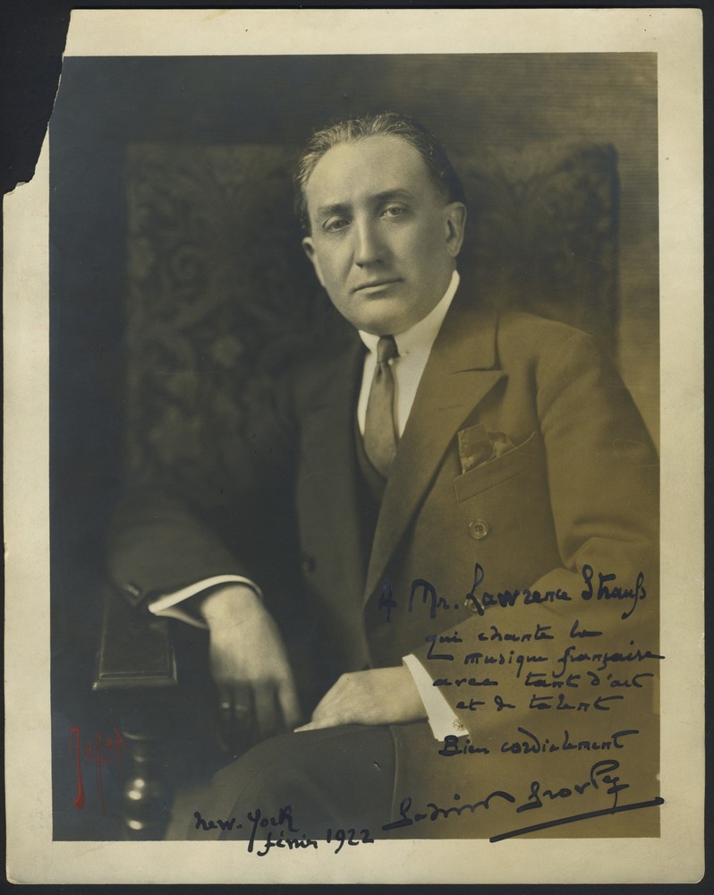 Gabriel GROVLEZ (Composer/Conductor): Signed Photograph