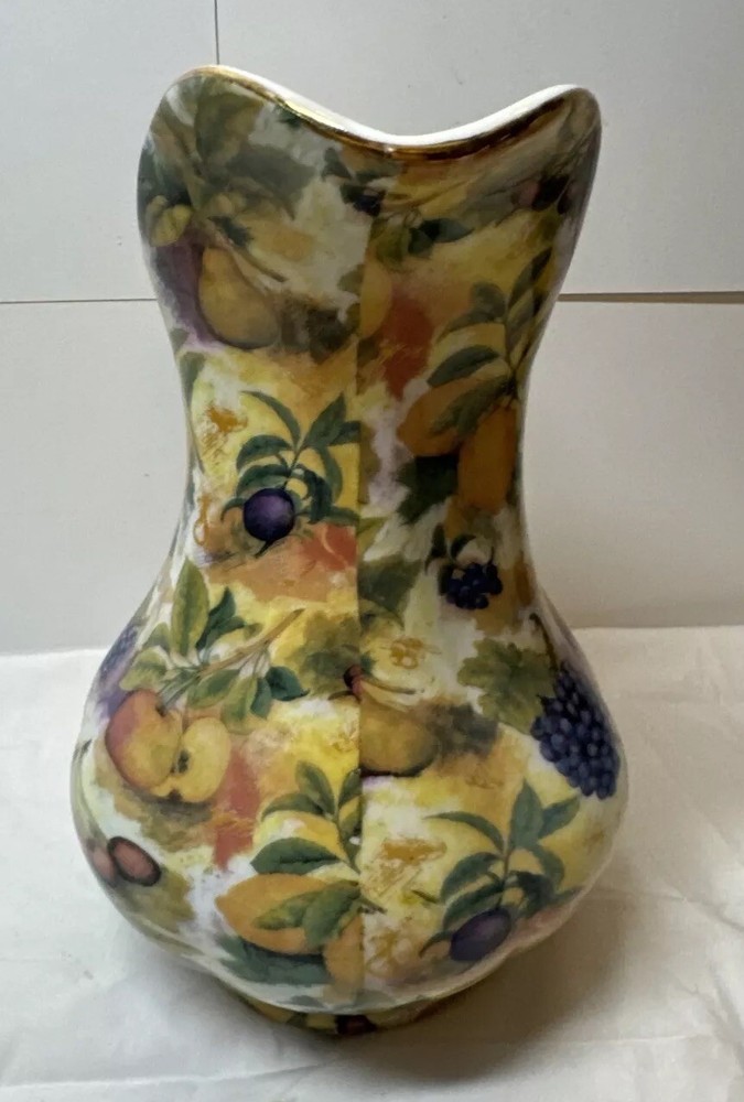 Royal Danube Pitcher ~ Fruit and Berries ~ Serveware ~ Home Decor