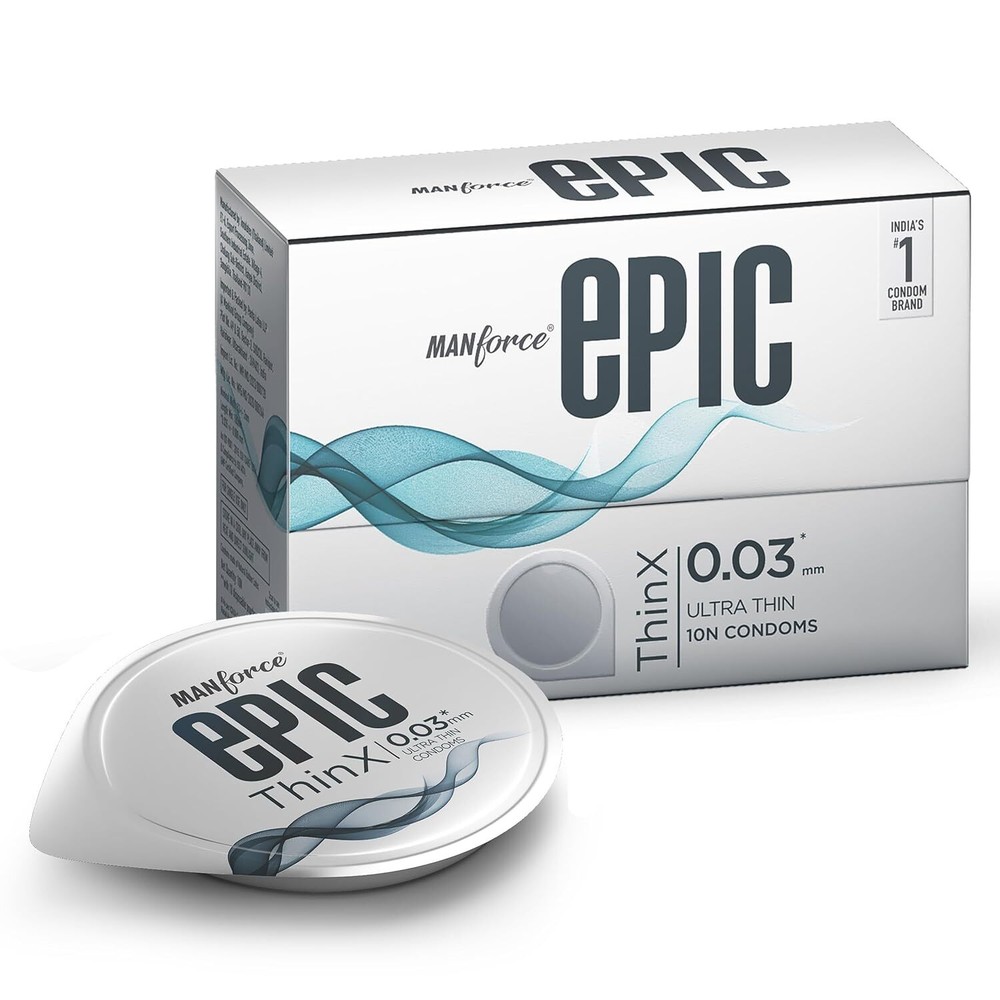 Manforce Epic ThinX | Ultra Thin Condoms 10 Pcs