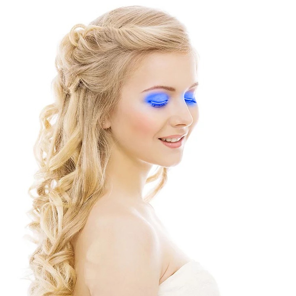 LED False Eyelashes Light Lightweight Stylish Reliable Luminous False Eyelashes↑