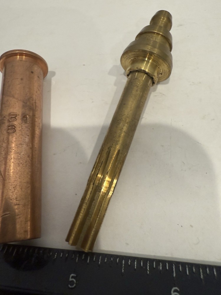 New NTT 231-8 Oxy-Acetylene Two Piece Torch Tip