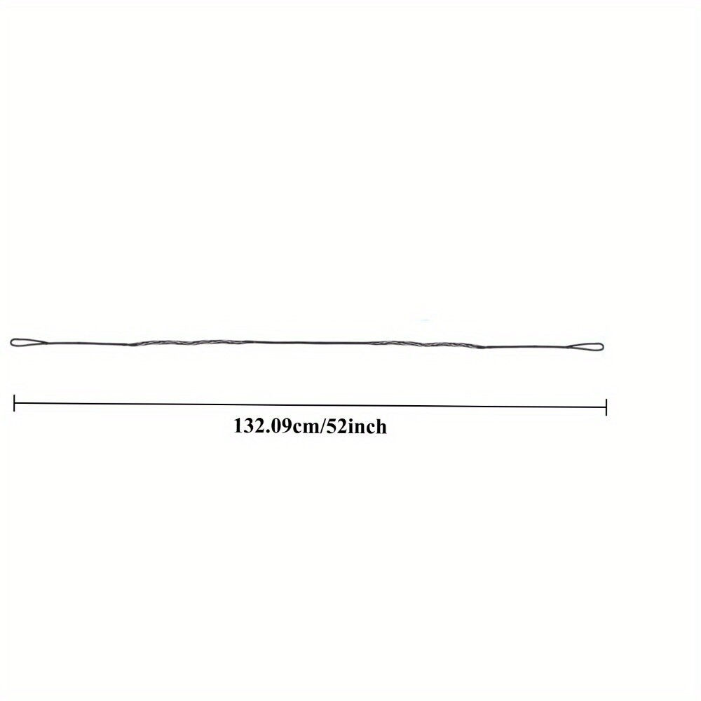 52 Inch Bow String Replacement, 12 Strands Bow String for Recurve Bow&Long Bow