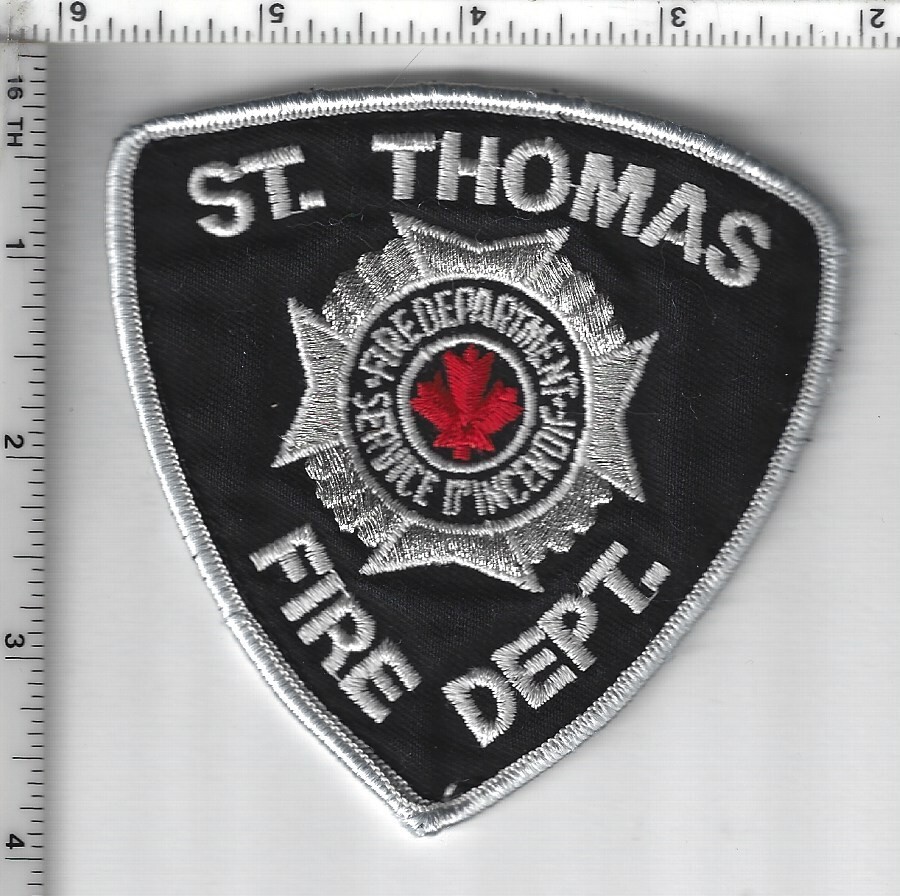 St. Thomas Fire Department  (Ontario, Canada)  Uniform Take-Off  Shoulder Patch