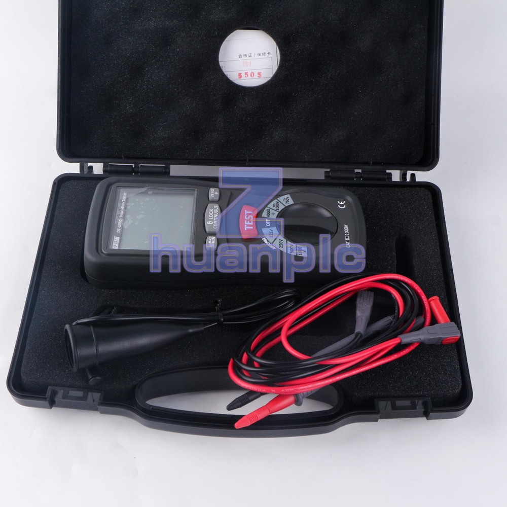 ONE NEW CEM DT-5505 Insulation Testers Large Dual Display with Backlight