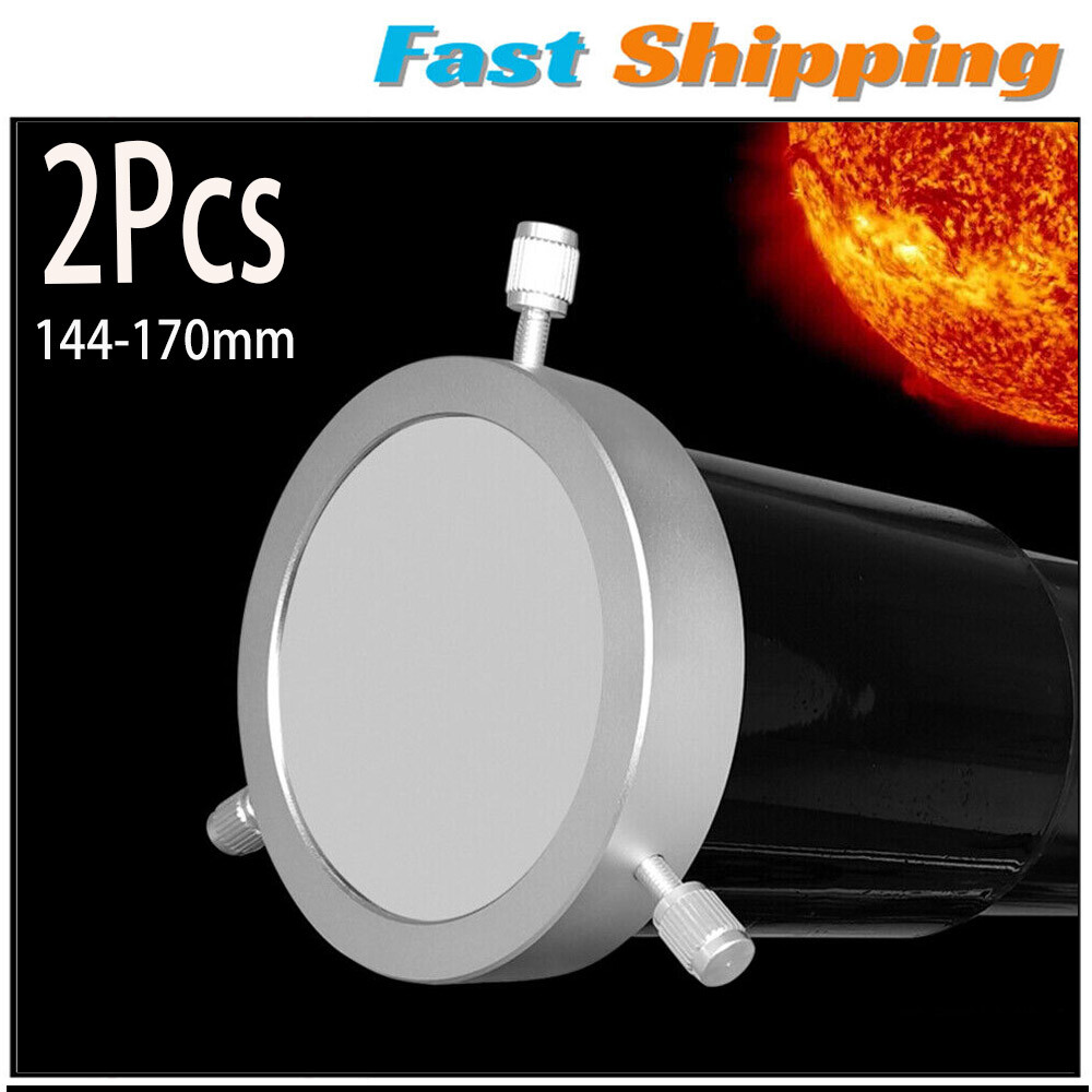 2Pack Solar Filter Film for 144-170mm Telescope Objective Lens Observe the Sun
